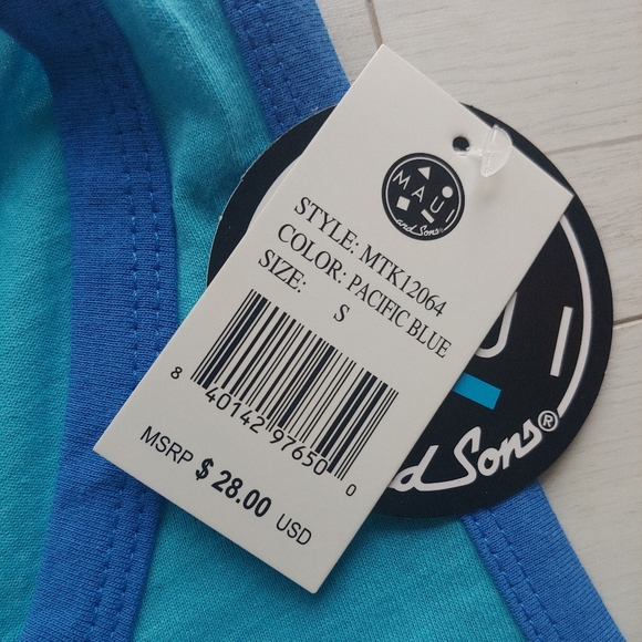 MAUI and Sons NEW Advantage Center Stripe Tank - Picture 8 of 8